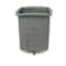Toter 12 Cubic Feet 400 lbs. Capacity Heavy Duty Manual Cube Truck - Gray MMC12 - alternate 3